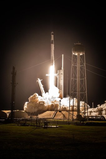 SpaceX Crew-2 Liftoff