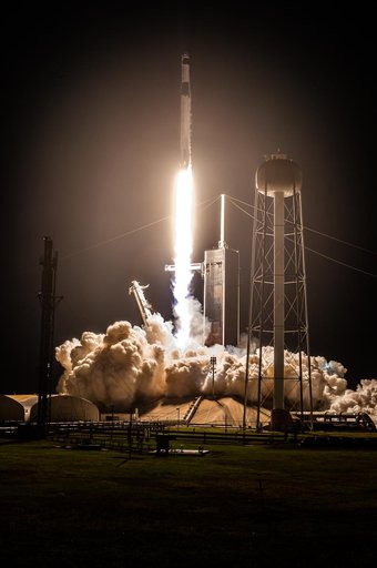 SpaceX Crew-2 Liftoff