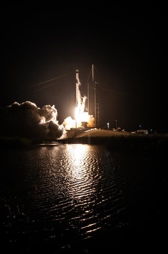 SpaceX Crew-2 Liftoff