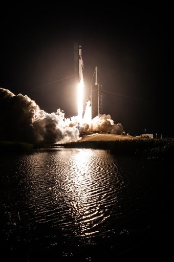 SpaceX Crew-2 Liftoff