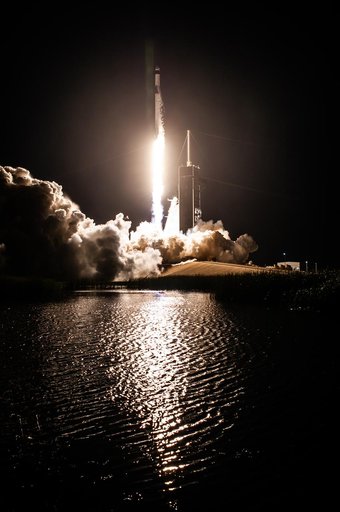 SpaceX Crew-2 Liftoff