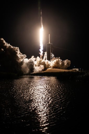 SpaceX Crew-2 Liftoff