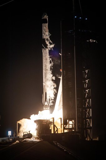 SpaceX Crew-2 Liftoff