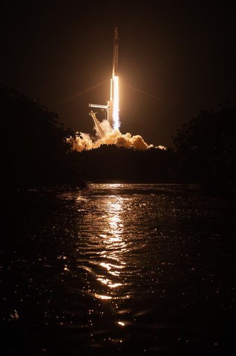 SpaceX Crew-2 Liftoff
