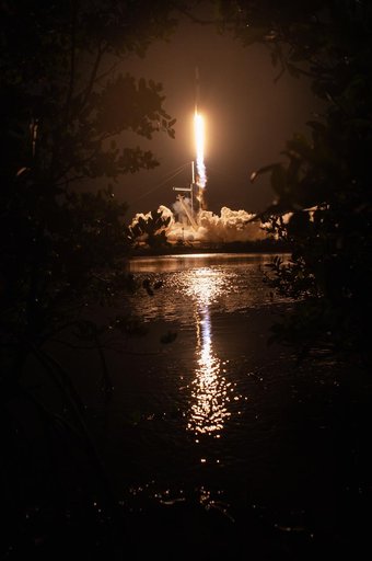 SpaceX Crew-2 Liftoff
