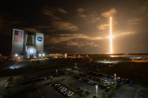 SpaceX Crew-2 Liftoff