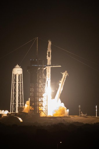 SpaceX Crew-2 Liftoff