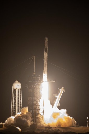 SpaceX Crew-2 Liftoff