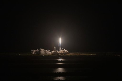 SpaceX Crew-2 Liftoff