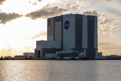 Artemis I Core Stage Arrival at KSC