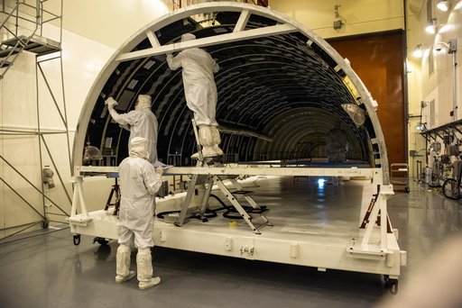 Landsat 9 Fairings UV and White Light Inspections
