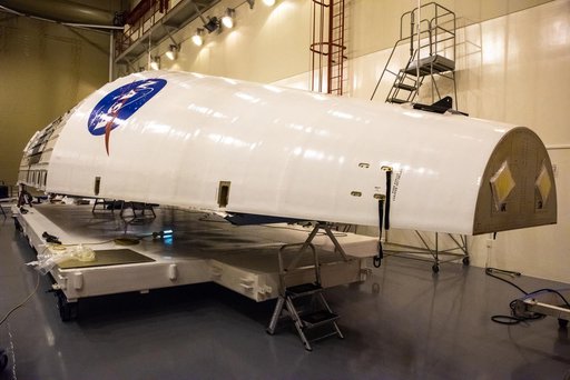 Landsat 9 Fairings UV and White Light Inspections