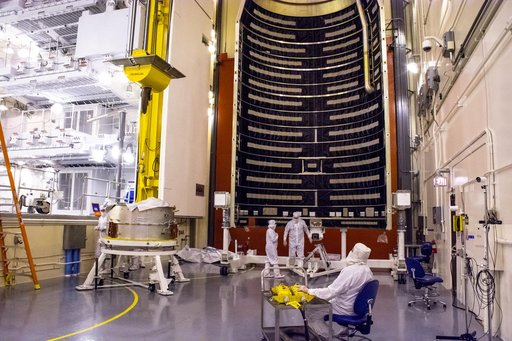 Landsat 9 Fairing Alignment and Sample Preps