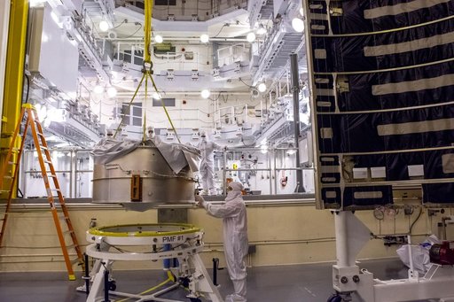 Landsat 9 Fairing Alignment and Sample Preps