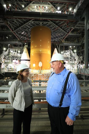 Artemis I SLS Tour with Cathy Koerner and John Honeycutt