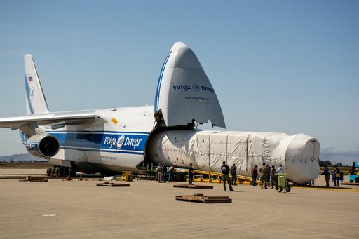 Landsat 9 Atlas V Booster Offload and Transport