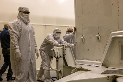 Landsat 9 Spacecraft (Observatory) Arrival