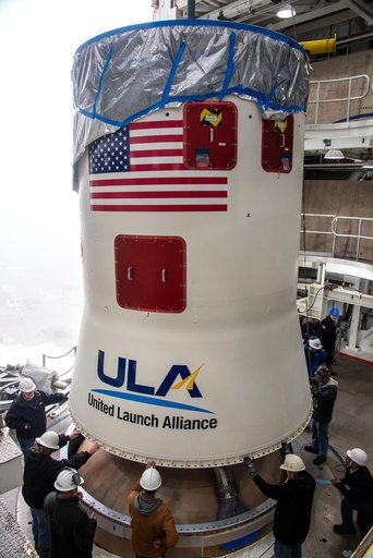 Landsat 9 Atlas V ISA-ASA Lift and Mate