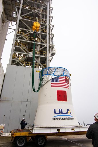 Landsat 9 Atlas V ISA-ASA Lift and Mate