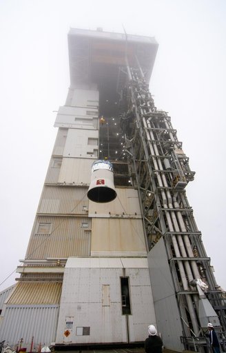 Landsat 9 Atlas V ISA-ASA Lift and Mate