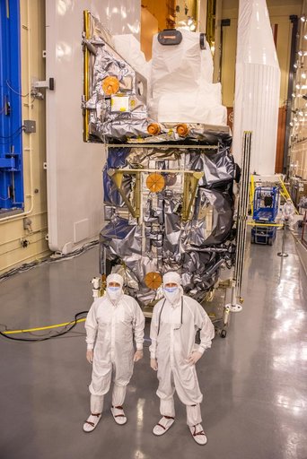 Landsat 9 Spacecraft (Observatory) Cover Removal