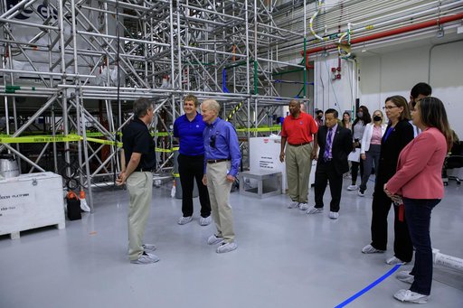 Coverage of NASA Administrator Visit