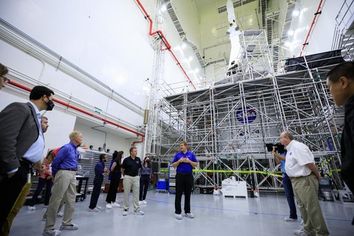 Coverage of NASA Administrator Visit