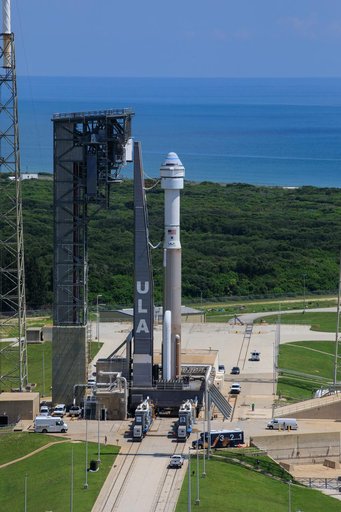 Boeing OFT-2 Rollout to Pad for Launch