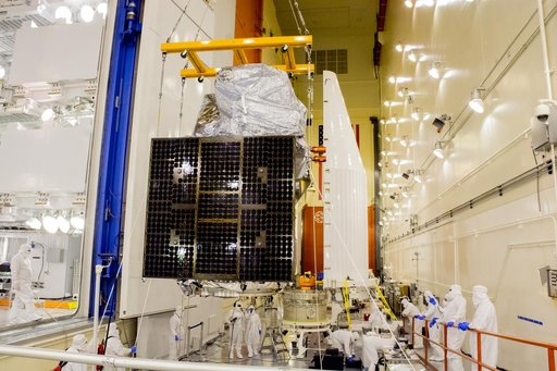 Landsat 9 Spacecraft Mate to EPSA