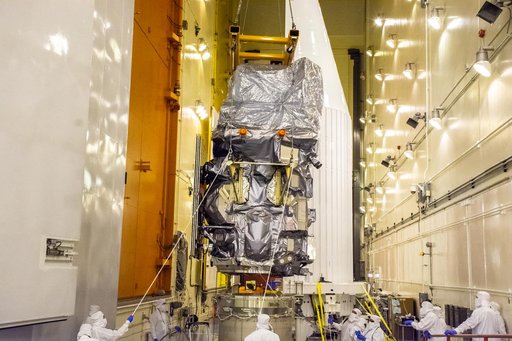 Landsat 9 Spacecraft Mate to EPSA