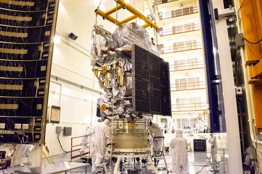 Landsat 9 Spacecraft Mate to EPSA