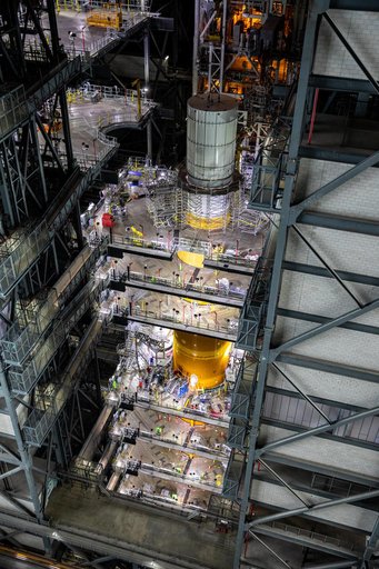 VAB Imagery of Test Articles - Orion Mass Simulator