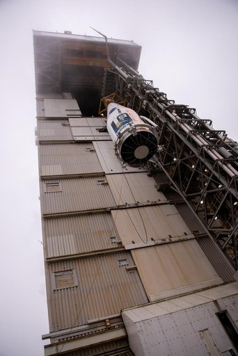 Landsat-9 Spacecraft Lift & Mate