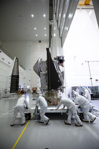 Lucy Spacecraft Move from WPC to Airlock