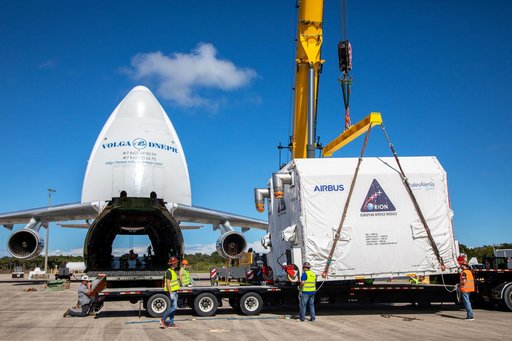 Artemis II - ESM Arrival, Offload, and Transport to O&C Building