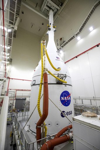 Artemis I Orion LAS Integration - LAS on KMAG Prepped for Transp