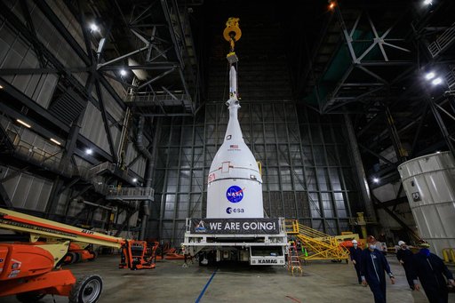 Artemis I Orion Lift & Mate