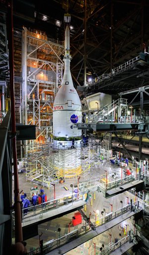 Artemis I Orion Lift & Mate