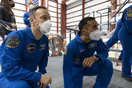 SpaceX Crew-3 Rollout for Launch