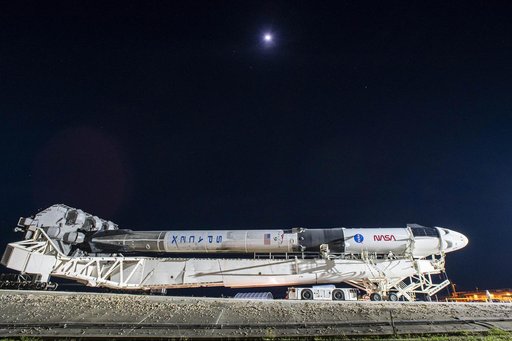 SpaceX Crew-3 Rollout for Launch