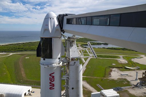 SpaceX Crew-3 Falcon 9 Vertical at LC 39A