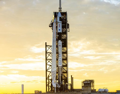 SpaceX Crew-3 Sunset at LC 39A