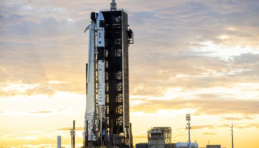 SpaceX Crew-3 Sunset at LC 39A