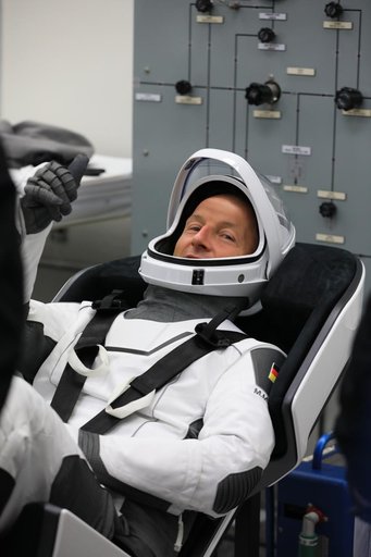 SpaceX Crew-3 Dry Dress Rehearsal - Suit Up and Walkout