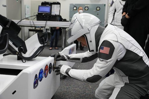 SpaceX Crew-3 Dry Dress Rehearsal - Suit Up and Walkout