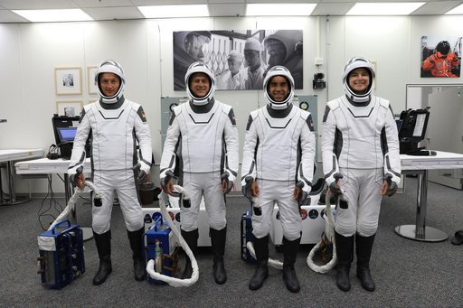 SpaceX Crew-3 Dry Dress Rehearsal - Suit Up and Walkout