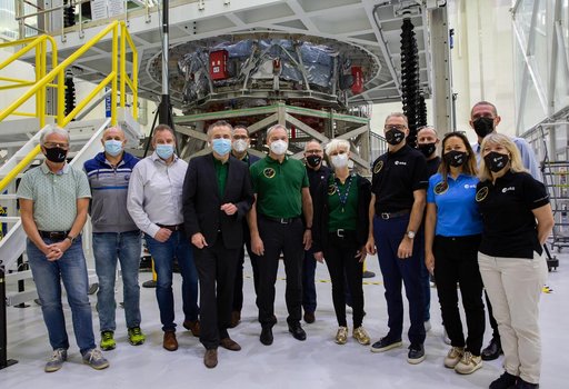ESA Director General Visits KSC