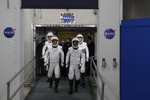 SpaceX Crew-3 Walkout