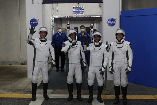 SpaceX Crew-3 Walkout