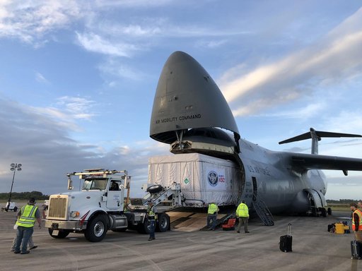 GOES-T Spacecraft Arrival and Offload at the LLF